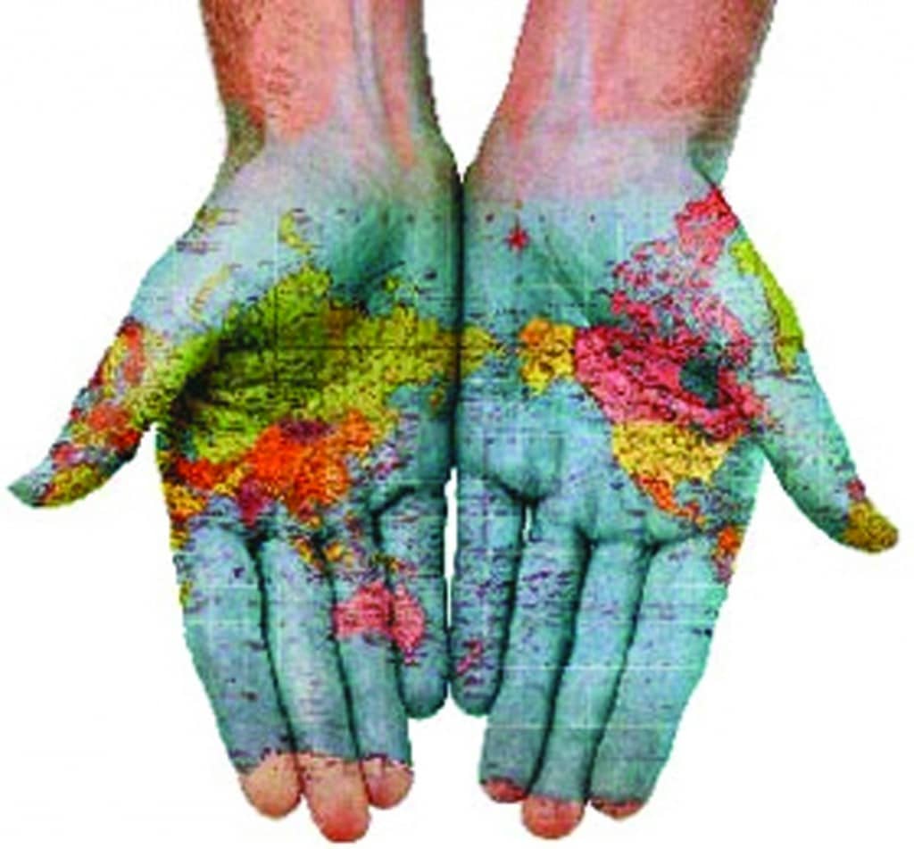 Global map in Hands