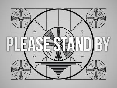 Black White Please stand By