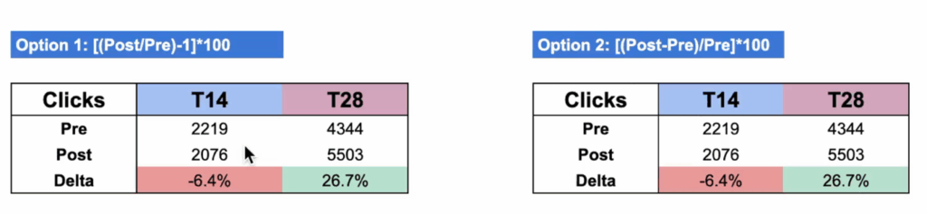 A screenshot test options