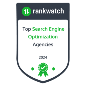 Level343 - Rankwatch badge for Top Search Engine Optimization Agencies, 2024