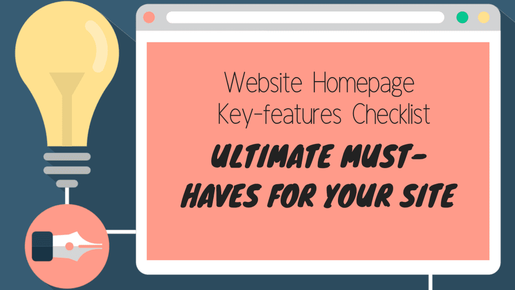 Key features of a website homepage