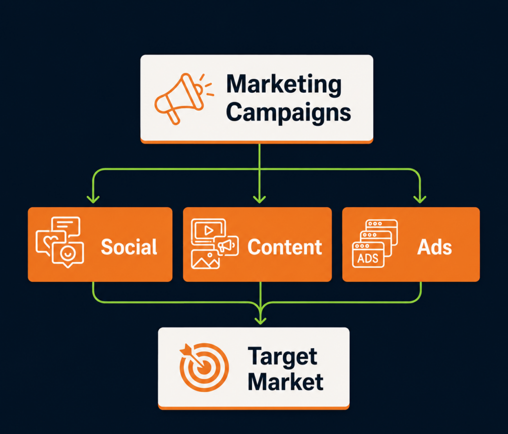 Content marketing mix for buyer personas