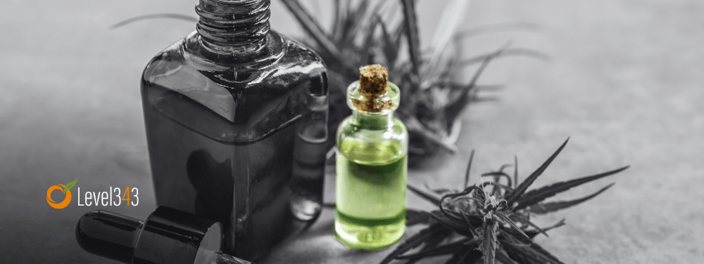 cannabis oil and flowers