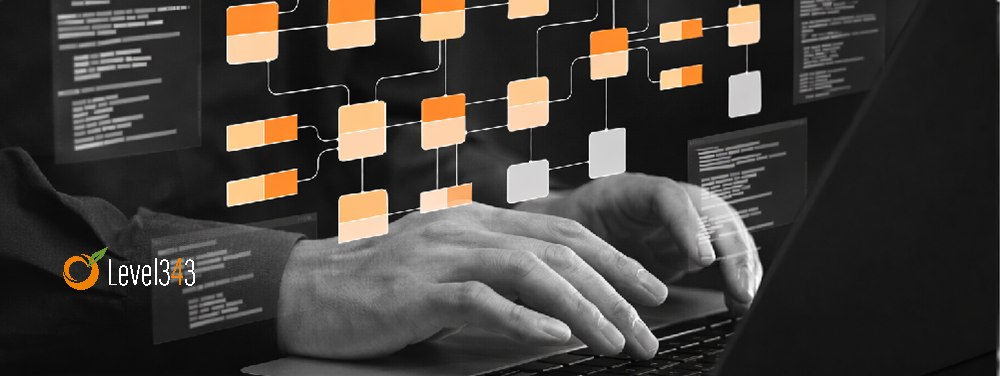 data scientist setting up information nodes