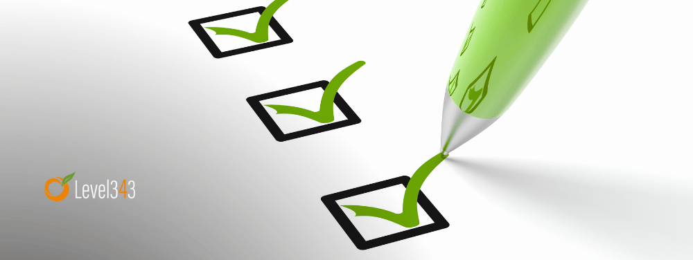 A pen marking boxes for an E-E-A-T checklist