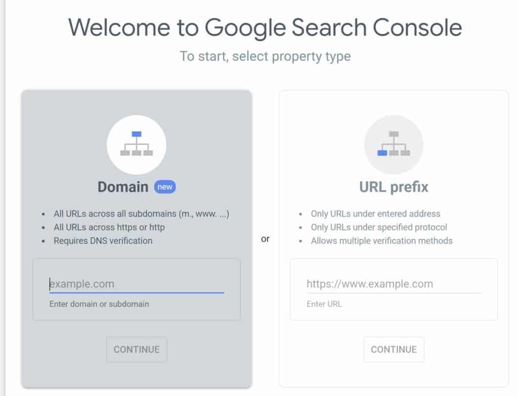 Google Search Console setup