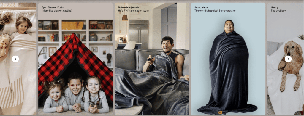 Big Blanket Co: Marketing campaign examples