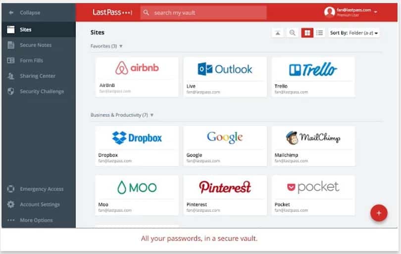 lastpass chrome