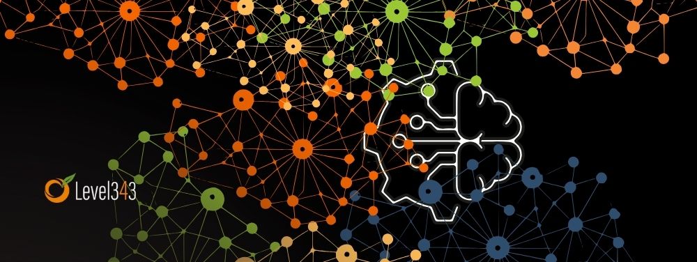 link reputation concept - icon of a brain with colored links leading outwards