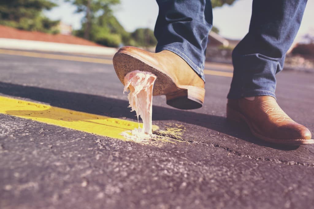 sticky shoes, symbolizing methods that can stop SEO from working