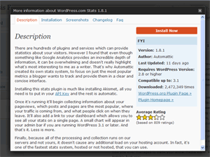 Wordpress Plugin Description, On Site