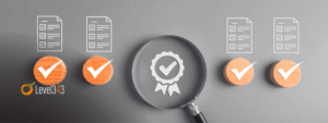 Checkmarks and a trophy indicating a high quality score