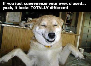 squeeze-eyes