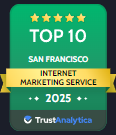 Top 10 San Francisco Internet Marketing Service Award - 2025, for Level343